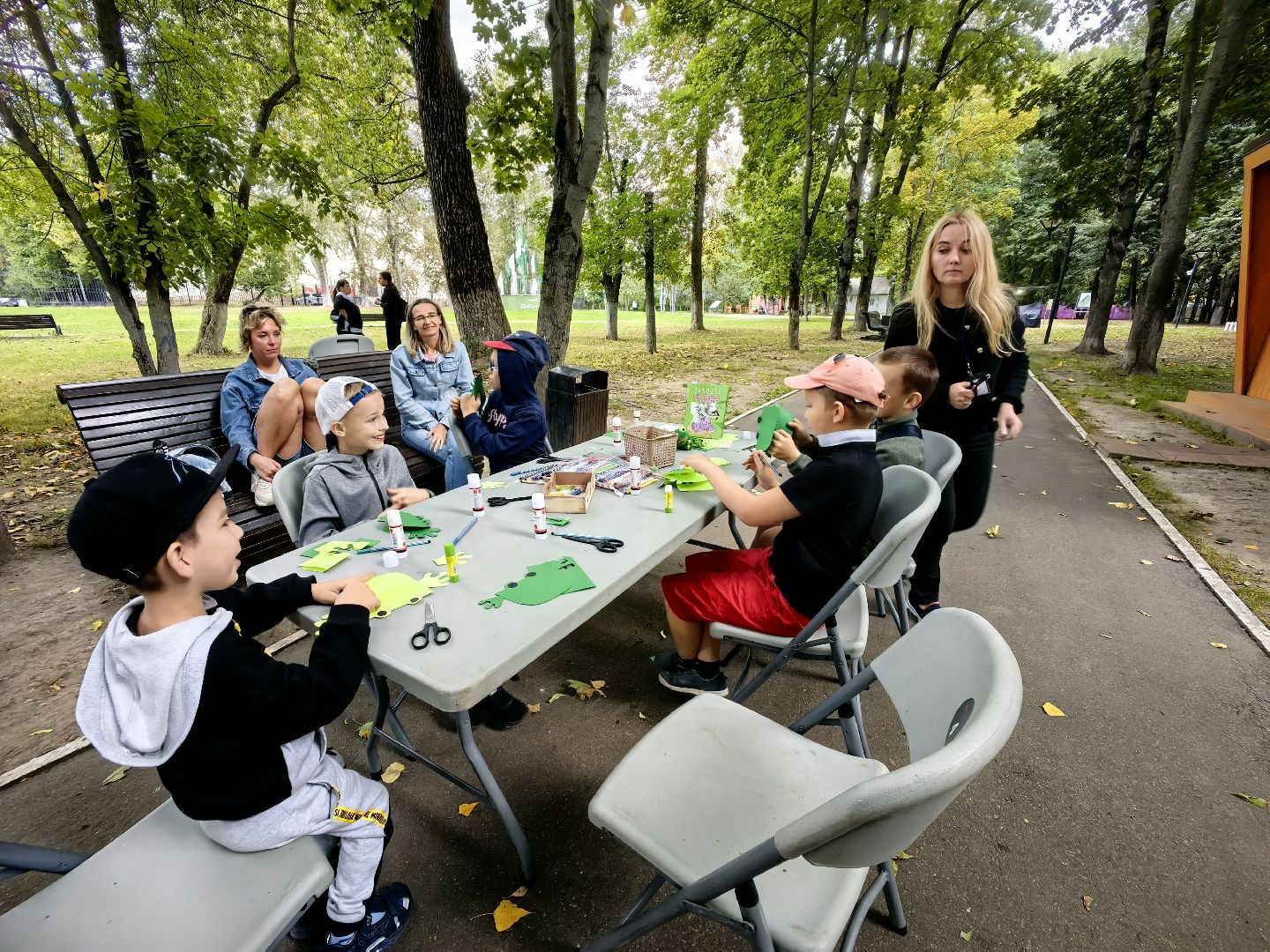 Мастер-класс, парк, библиотека, дети