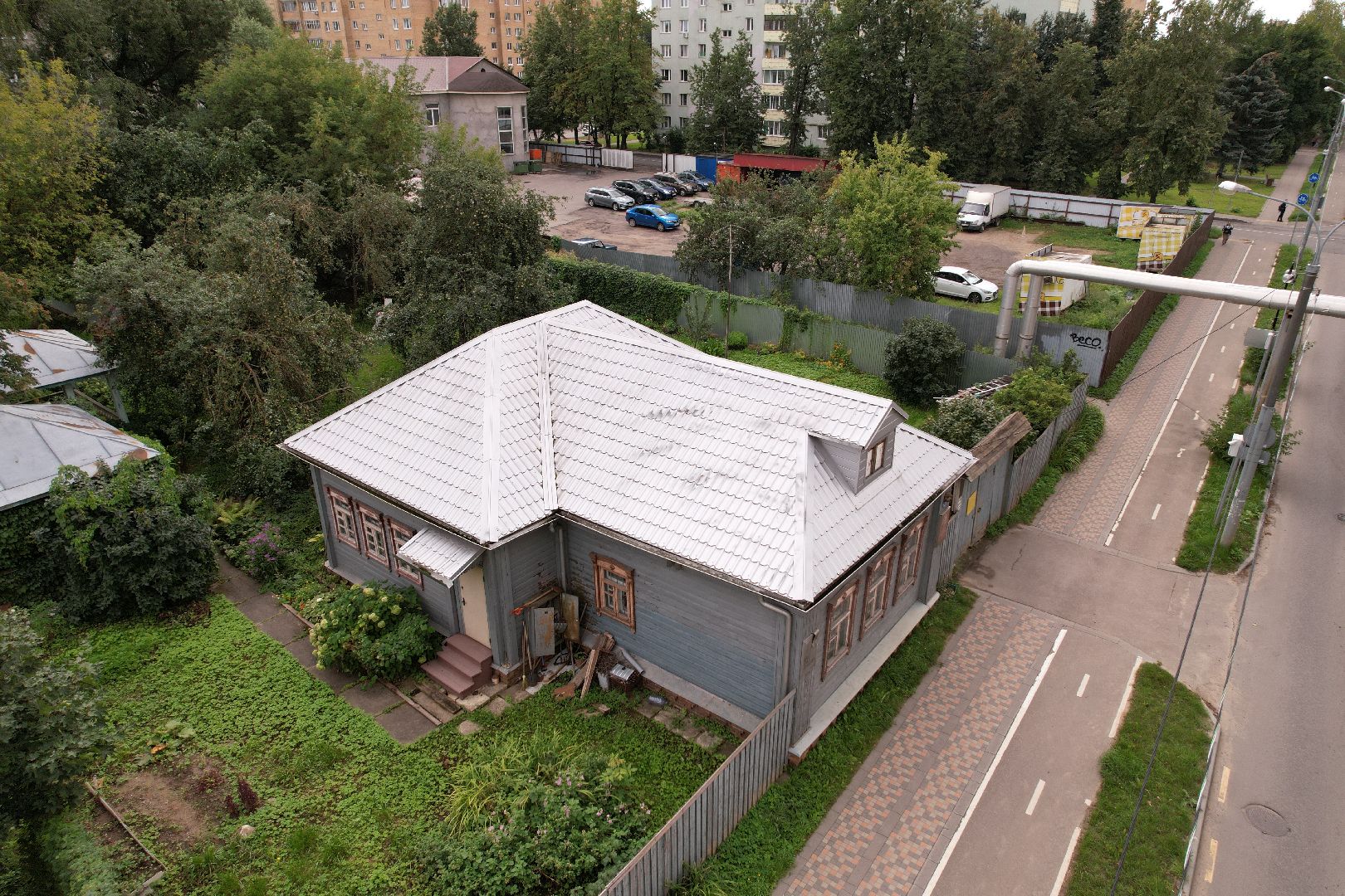 музей, клин, гайдар,кино, видео с коптера,