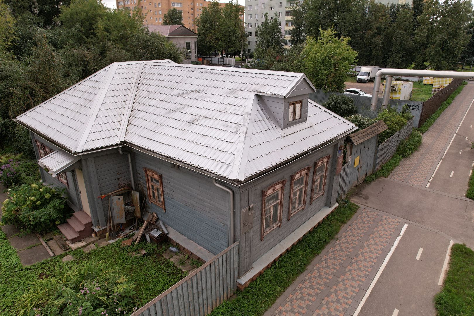 музей, клин, гайдар,кино, видео с коптера,