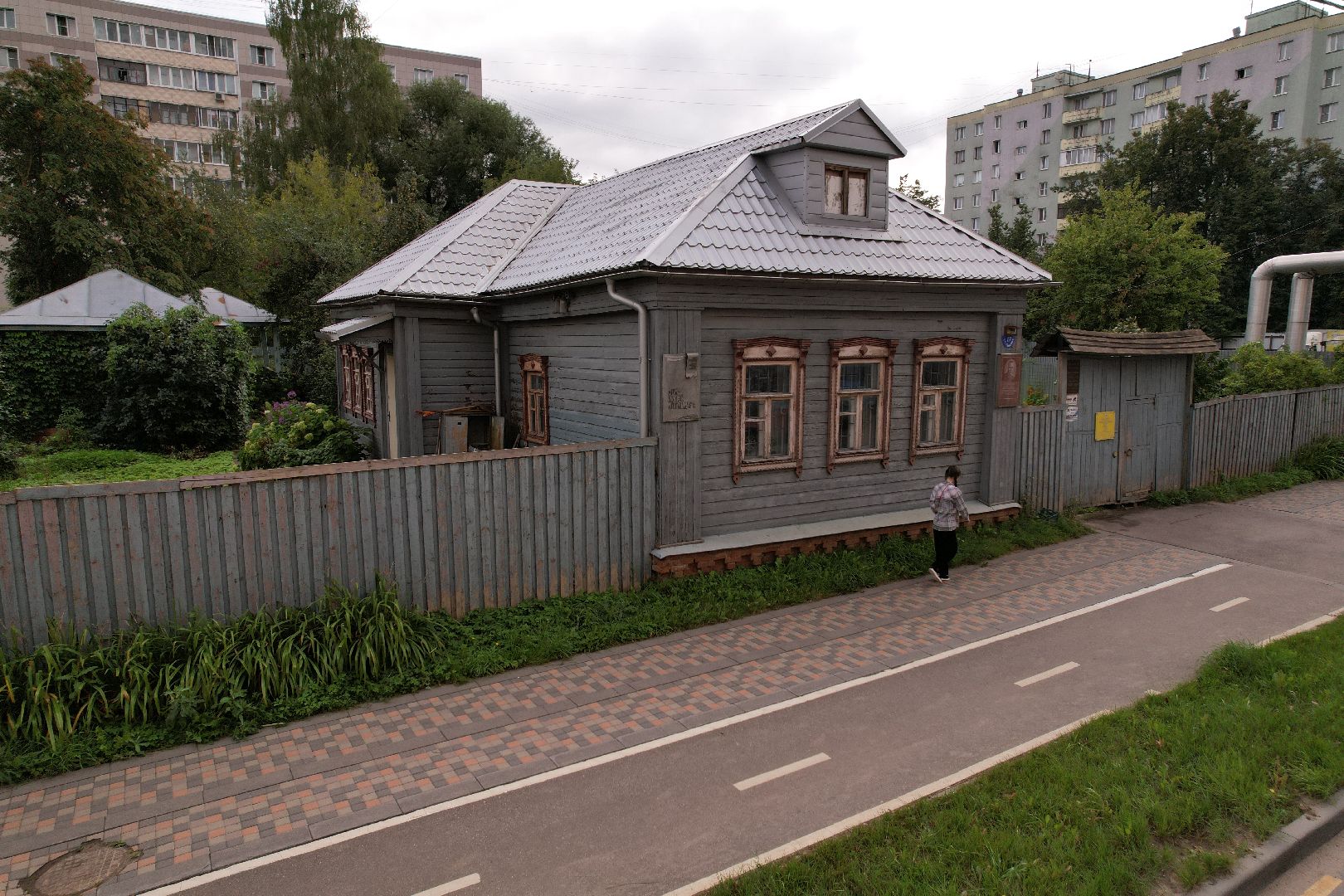 музей, клин, гайдар,кино, видео с коптера,