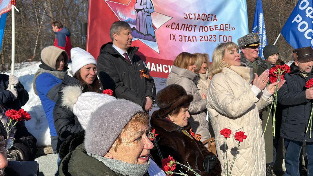 Салют Победе, Патриотическая эстафета, Юнармия, Ветераны, ВОВ, Мурманск, Одинцово