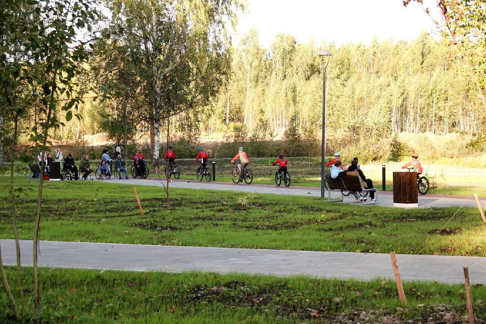 Сергиево-Посадский городской округ, Краснозаводск, Парк Победы, Благоустройство, Жители
