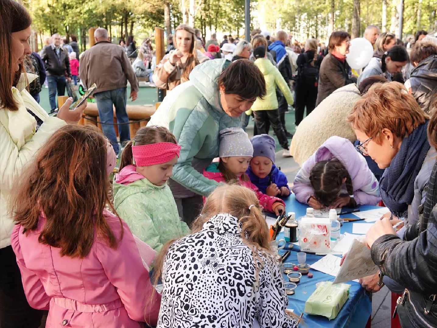 Сергиево-Посадский городской округ, Краснозаводск, Парк Победы, Благоустройство, Жители