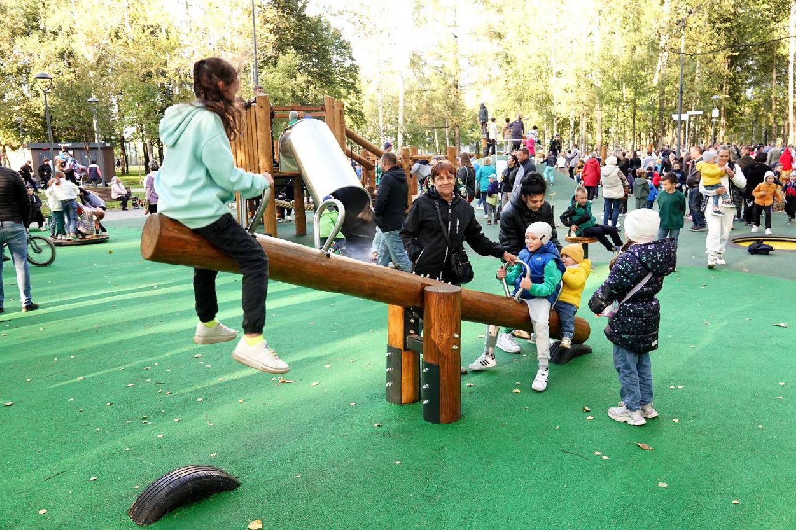 Сергиево-Посадский городской округ, Краснозаводск, Парк Победы, Благоустройство, Жители