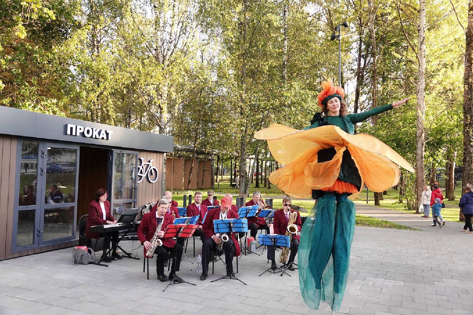 Сергиево-Посадский городской округ, Краснозаводск, Парк Победы, Благоустройство, Жители