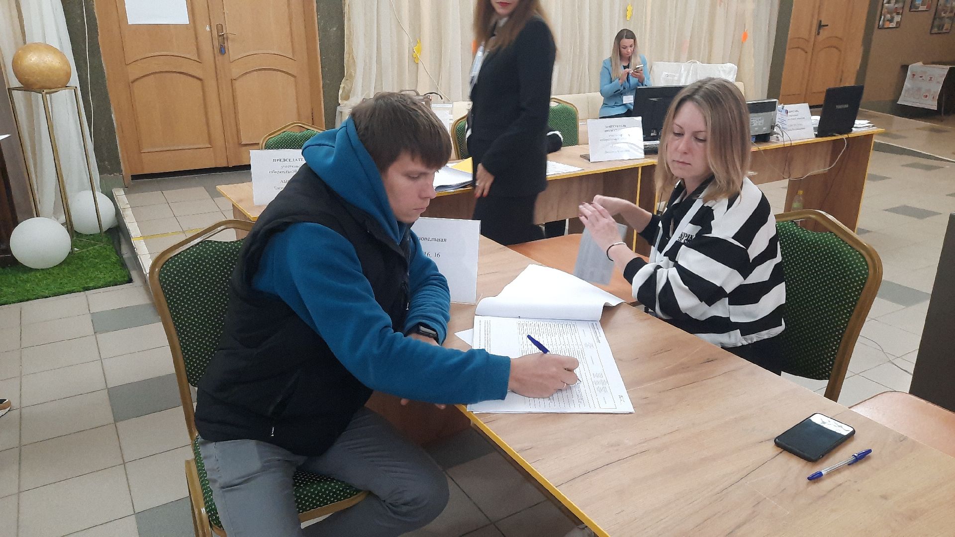 #ПодмосковьеВыбирает2023, #ЕДГ2023, Шатура, выборы губернатора, открытие участка