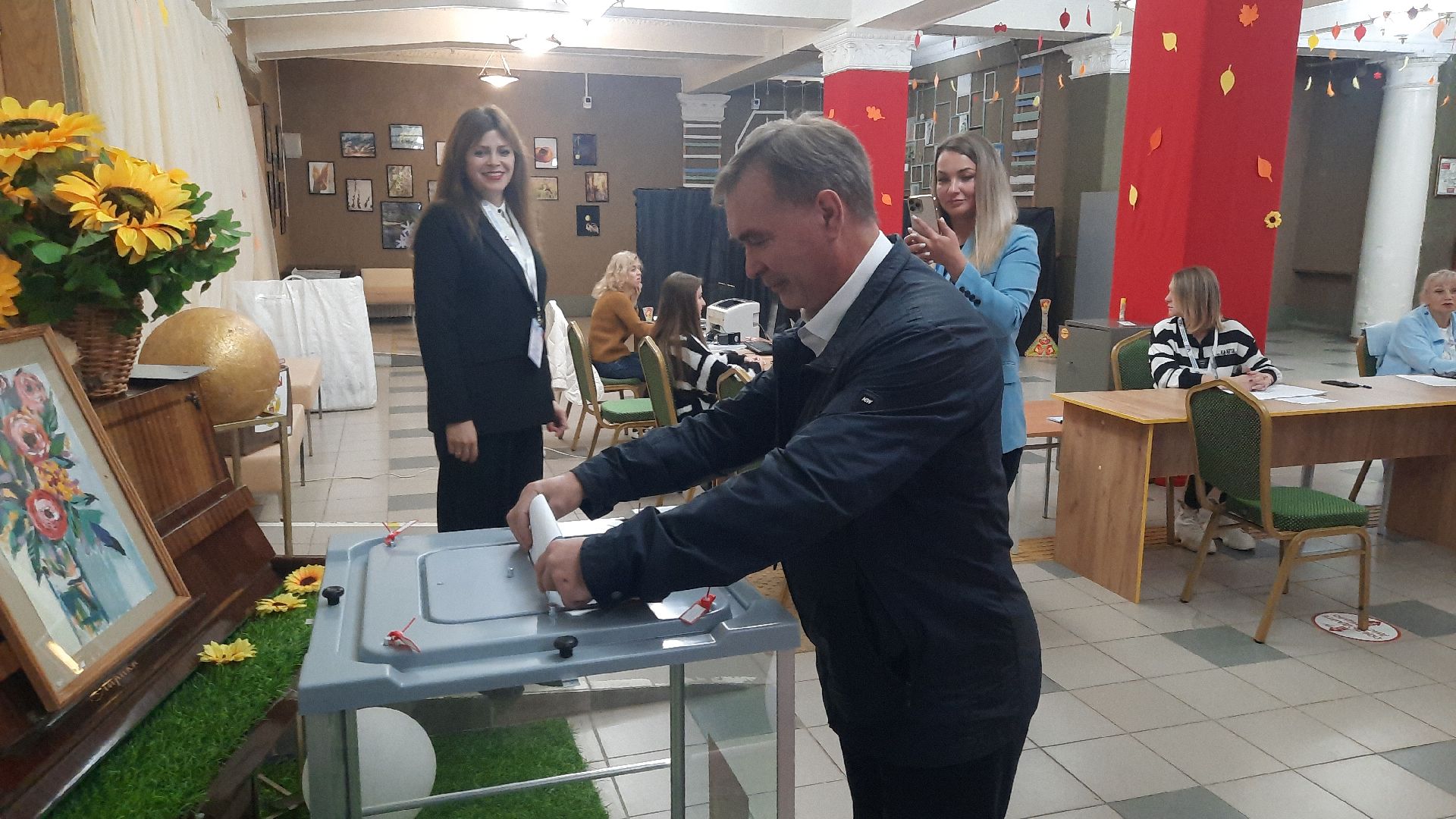 #ПодмосковьеВыбирает2023, #ЕДГ2023, Шатура, выборы губернатора, открытие участка