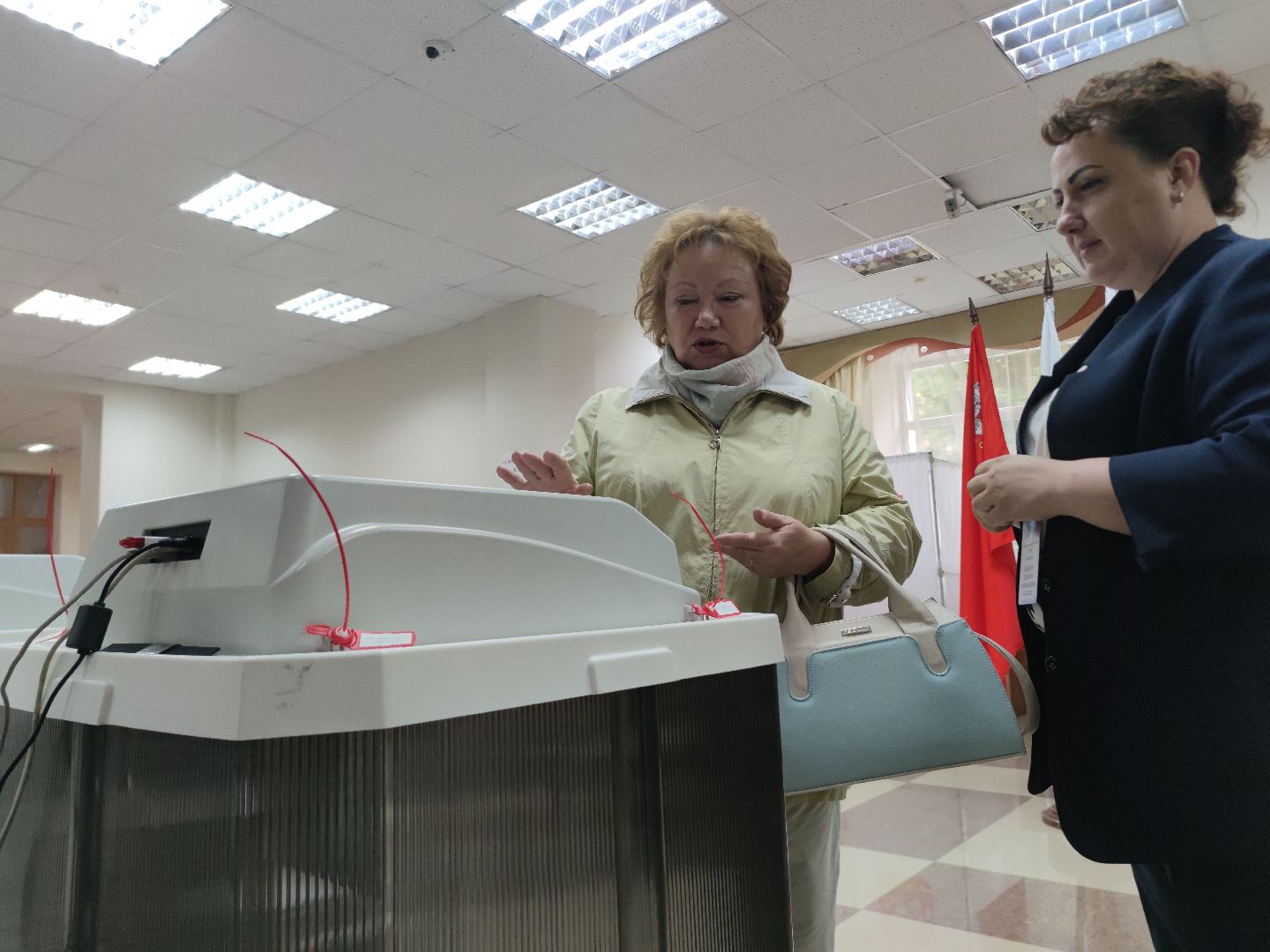 выборы 2023, выборы губернатора, Дубна, избирательный участок