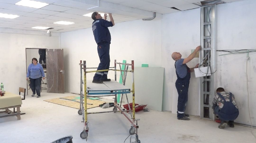 социальные учреждения, ремонт, школа, детский сад