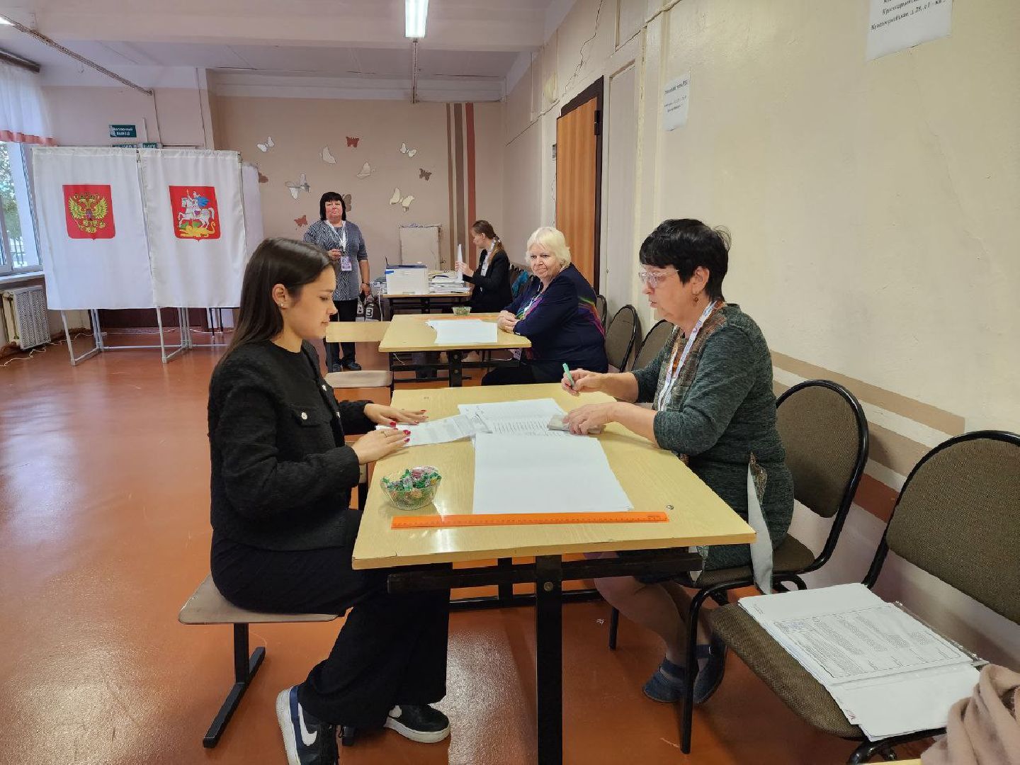 Раменское, выборы, впервые голосующая жительница