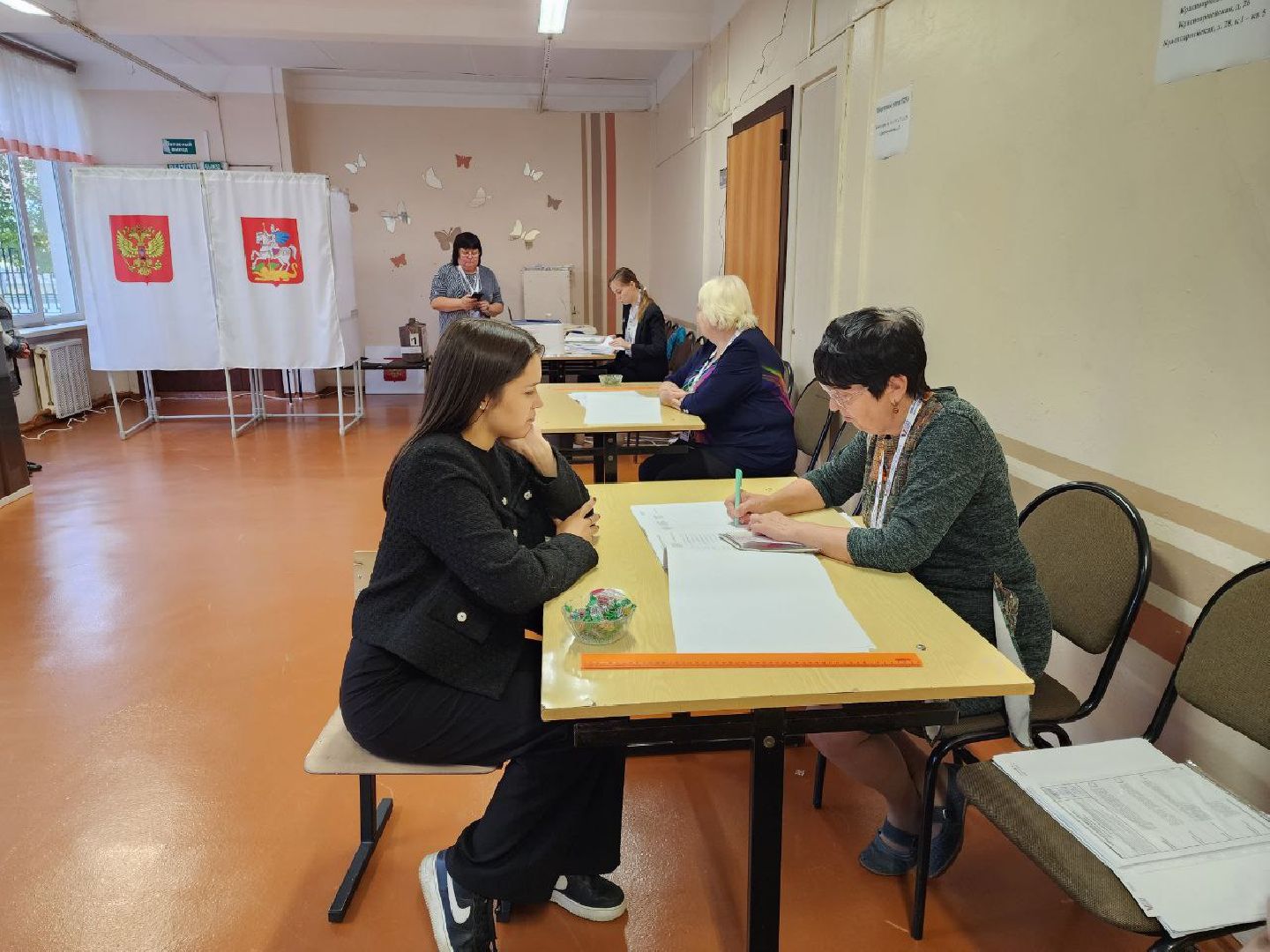 Раменское, выборы, впервые голосующая жительница