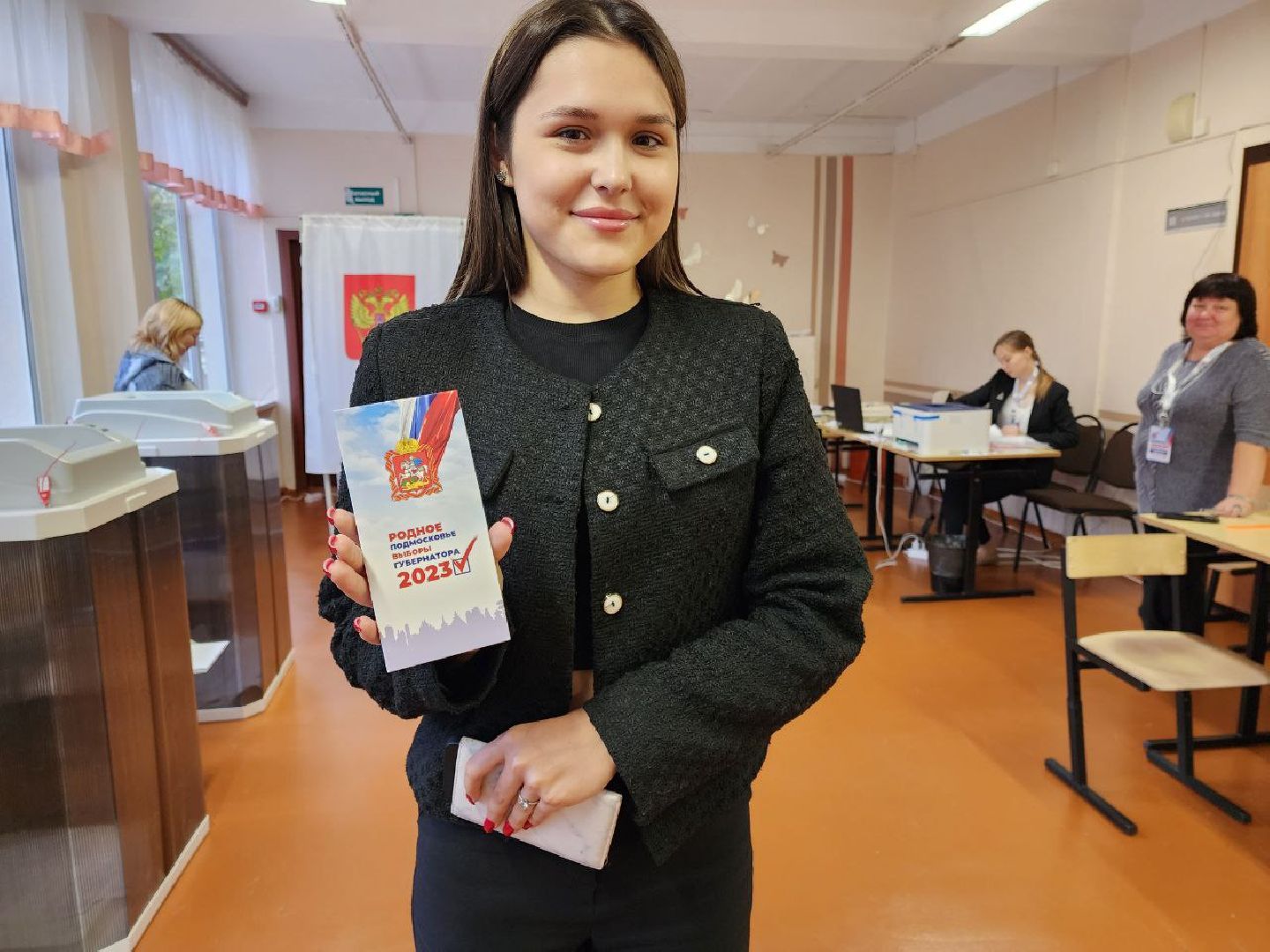 Раменское, выборы, впервые голосующая жительница