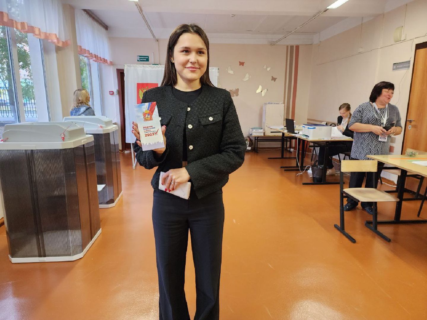 Раменское, выборы, впервые голосующая жительница