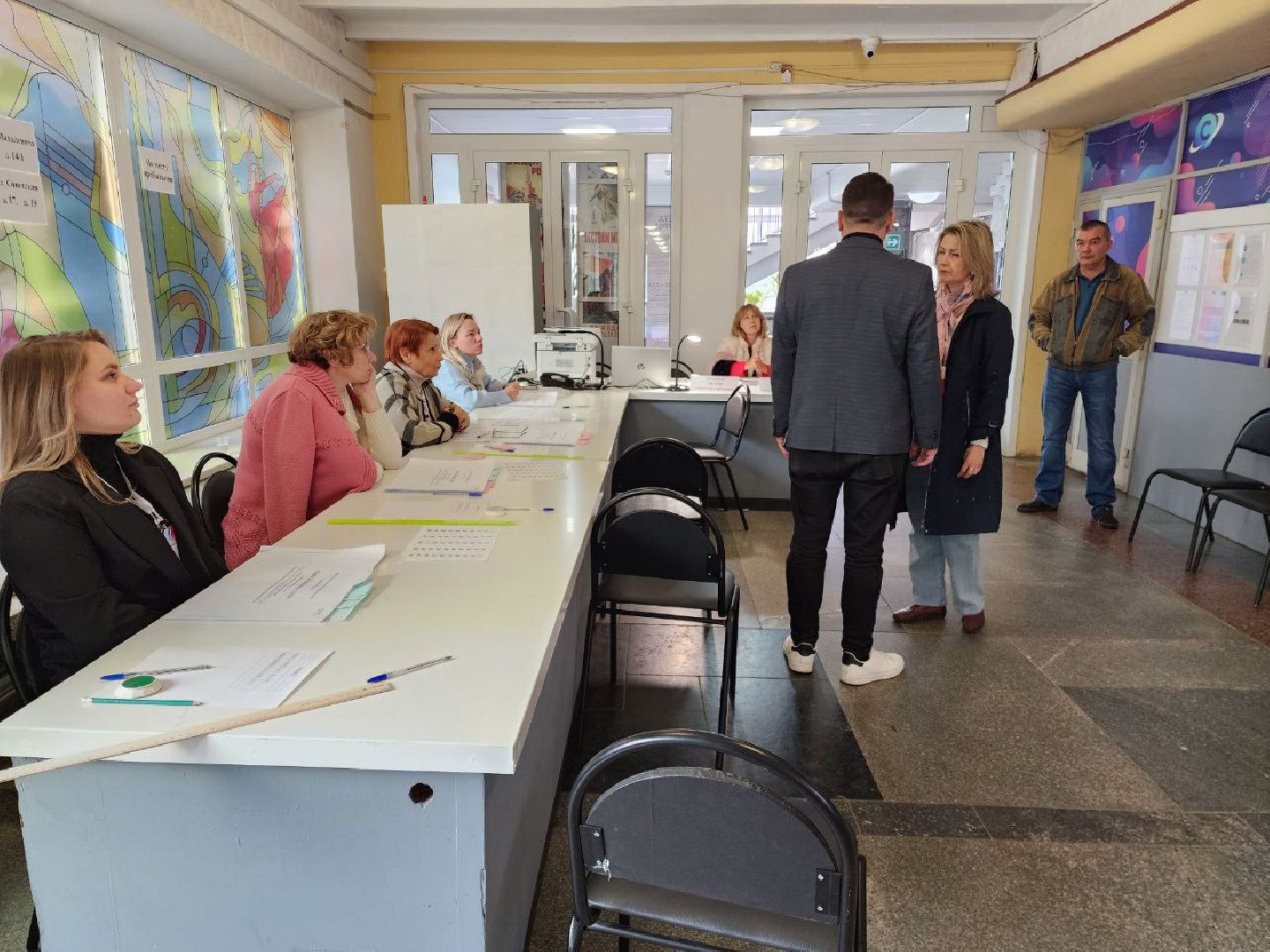 Раменское, выборы, глава округа посетил избирательный пункт