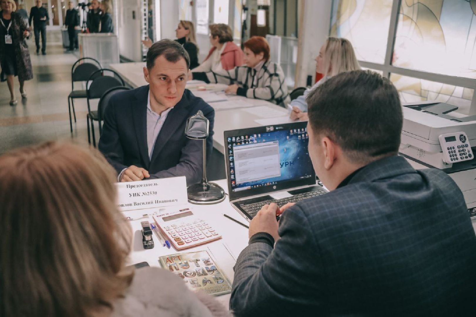 Раменское, выборы, глава округа посетил избирательный пункт