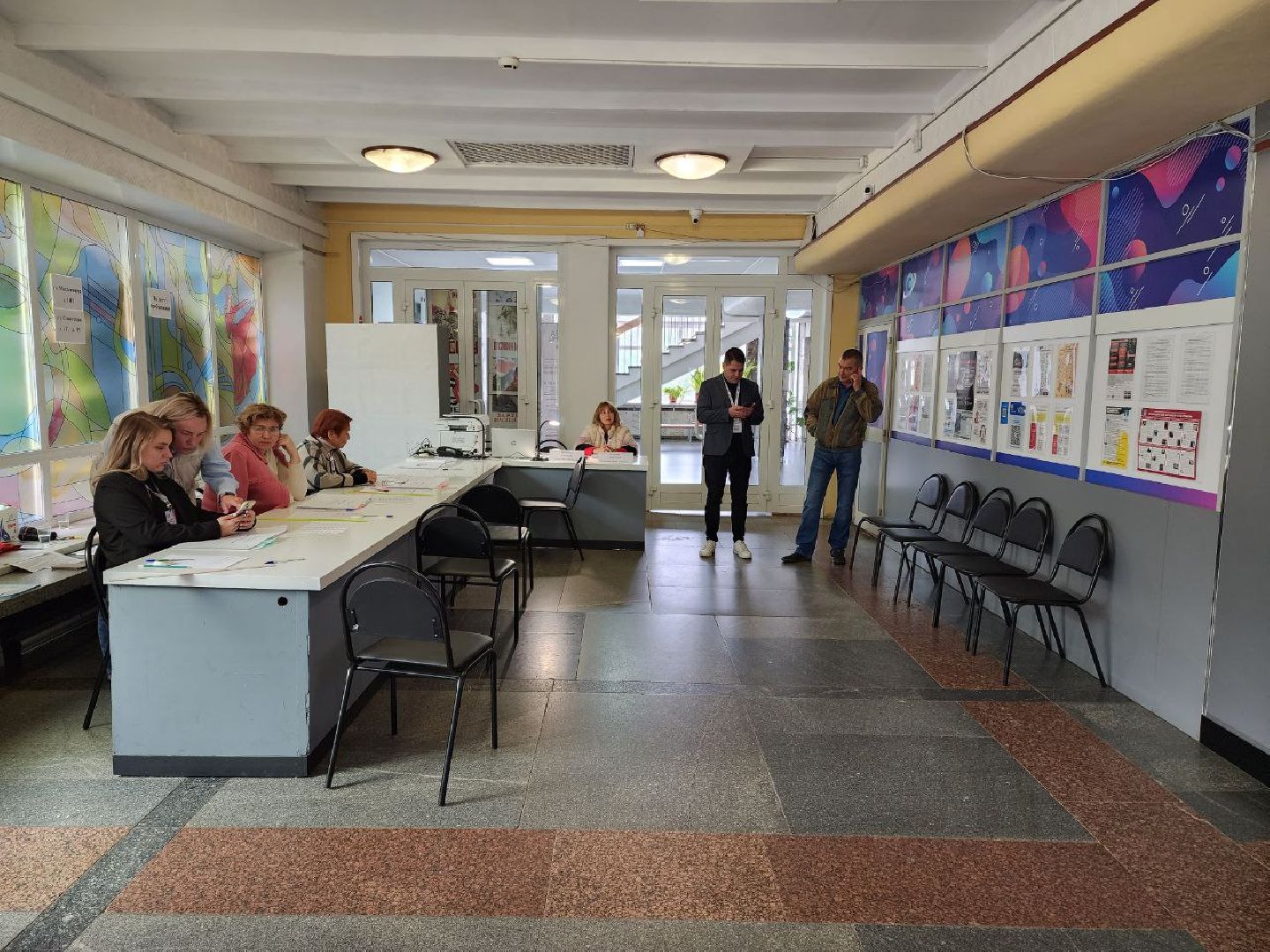 Раменское, выборы, глава округа посетил избирательный пункт