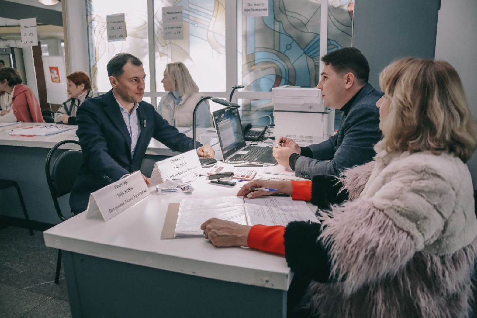 Раменское, выборы, глава округа посетил избирательный пункт