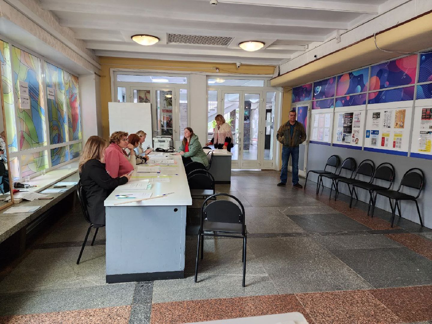 Раменское, выборы, глава округа посетил избирательный пункт