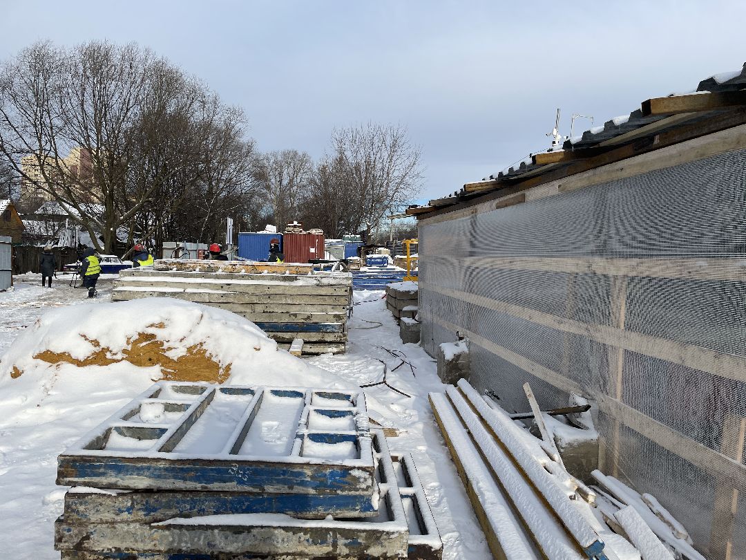 Строительство, переход, Люберцы