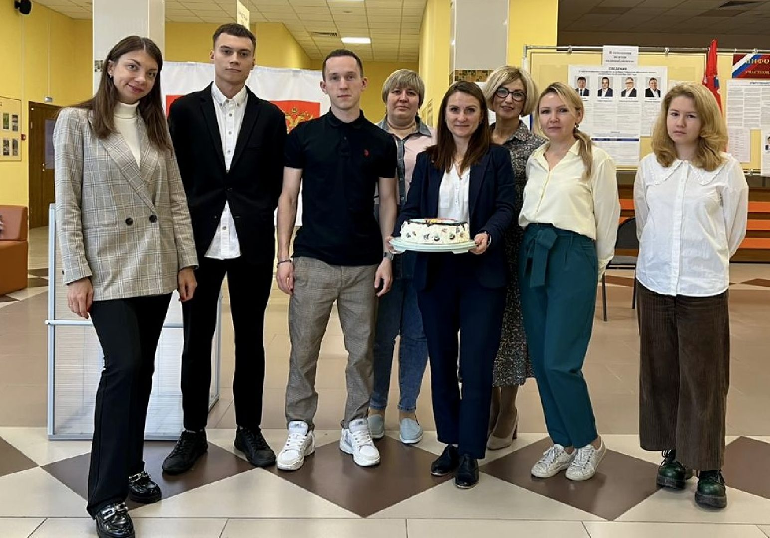 Наро-Фоминск, торт от избиркома, Подмосковье выбирает, выборы 2023