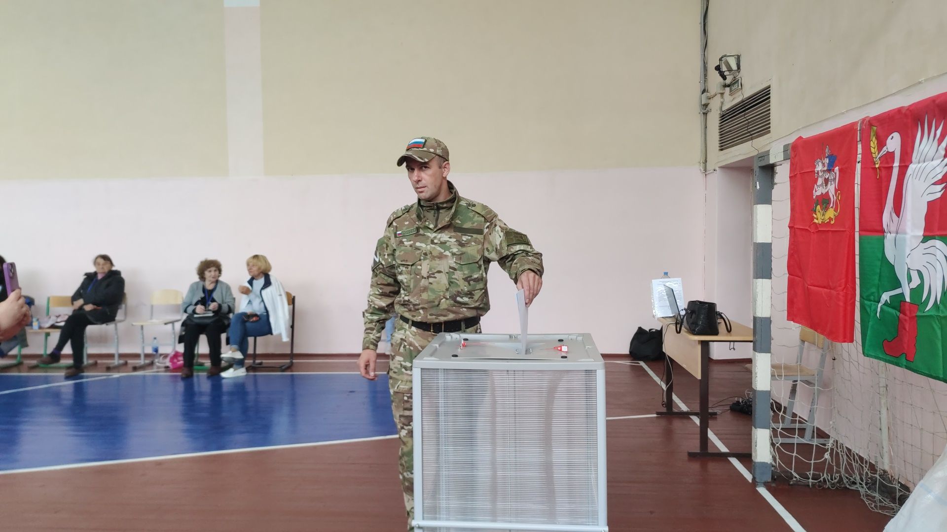 Боец СВО, голосование, выборы 2023, Талдом