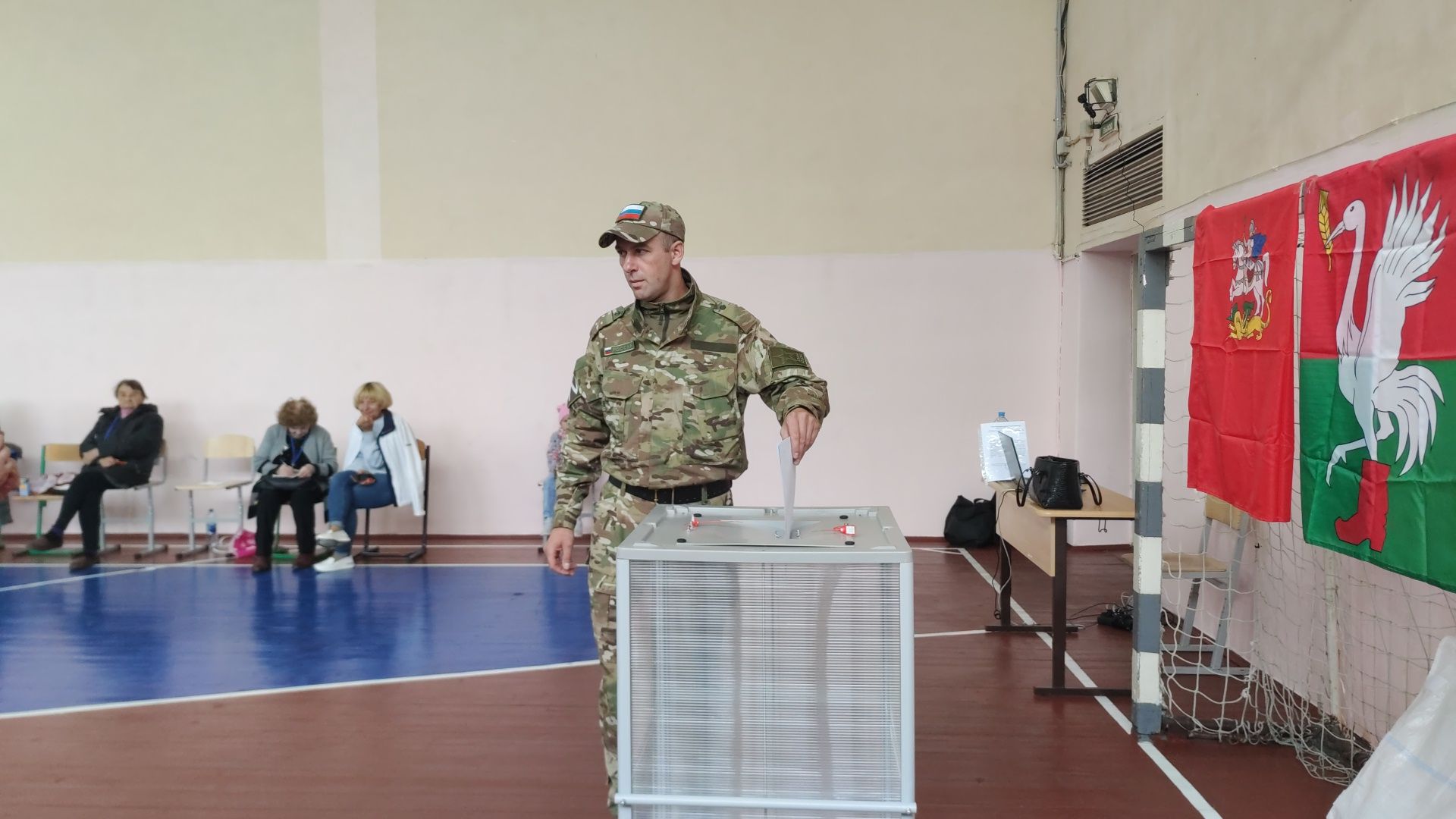 Боец СВО, голосование, выборы 2023, Талдом