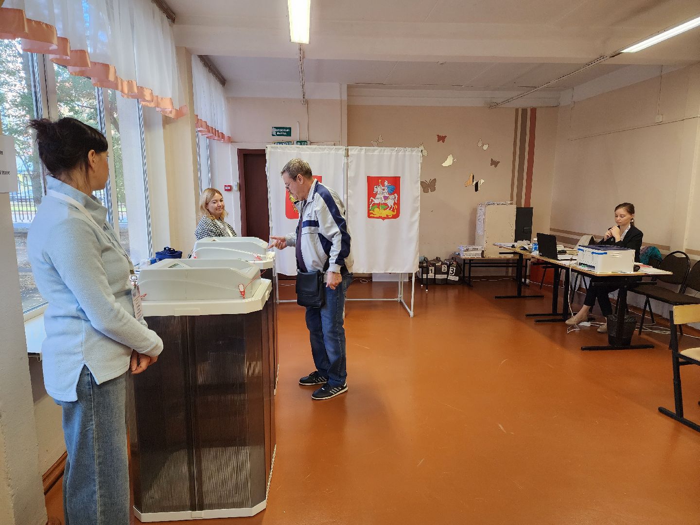 Раменское, выборы, открытие избирательных участков, Раменская средняя школа №1