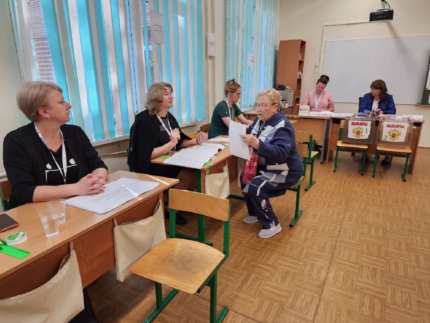 Раменское, выборы, избирательные участки в Раменской средней школе №21