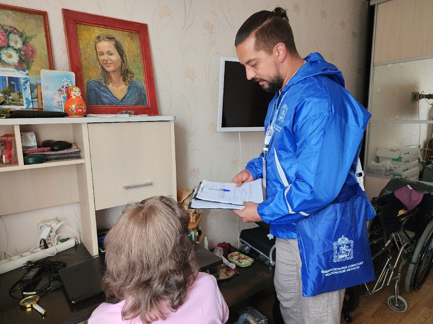Егорьевск, выборы, выборы 2023, выборы губернатора московской области, выборы губернатора, голосование на дому, подмосковье выбирает 2023, подмосковьевыбирает2023, едг 2023,