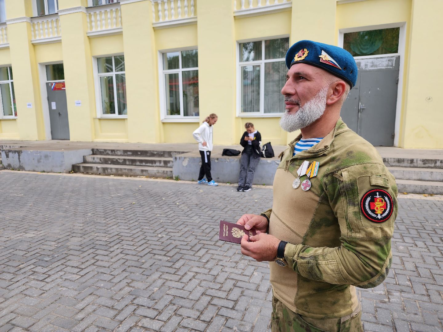 Выборы, голосование, доброволец, боец, СВО, Дедовск