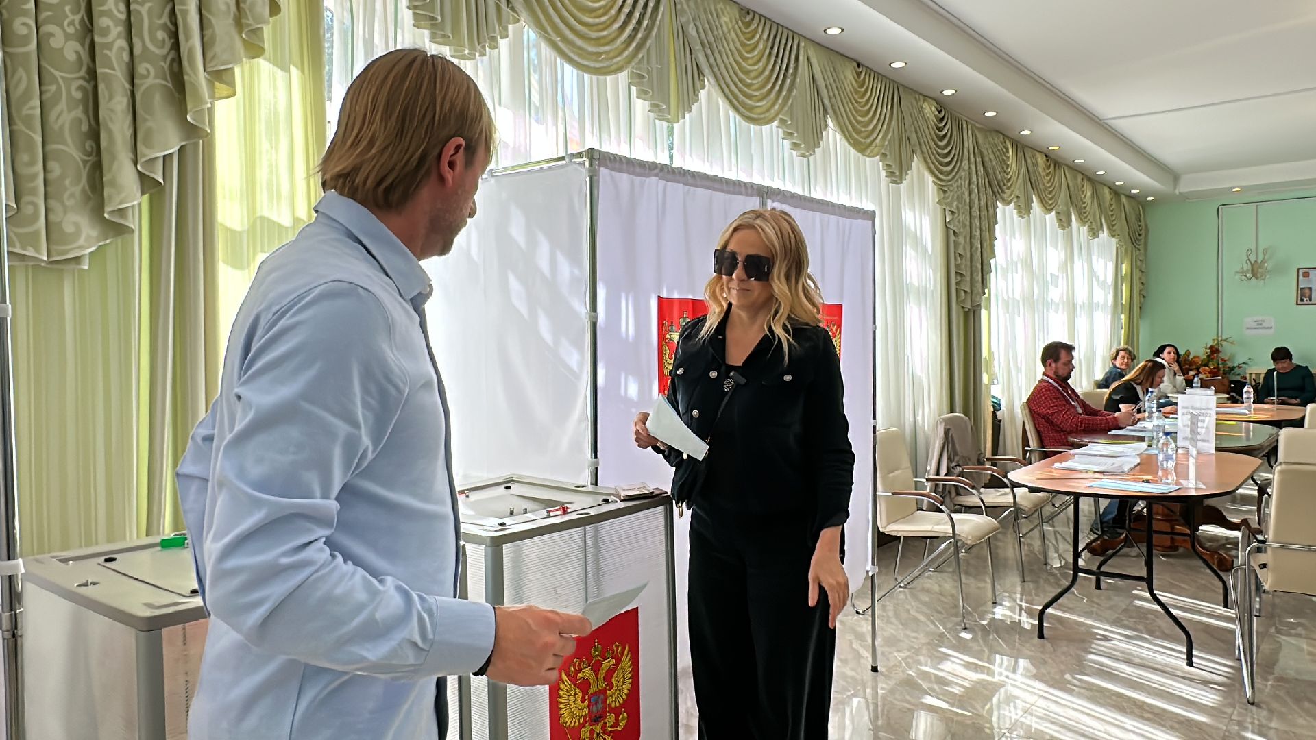 Одинцово, Рудковская выбирает, Плющенко голосует, выборы губернатора московской области,