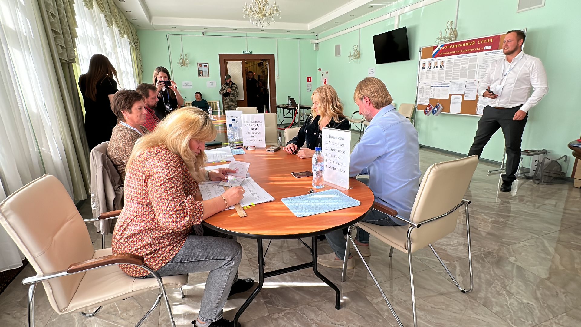 Одинцово, Рудковская выбирает, Плющенко голосует, выборы губернатора московской области,