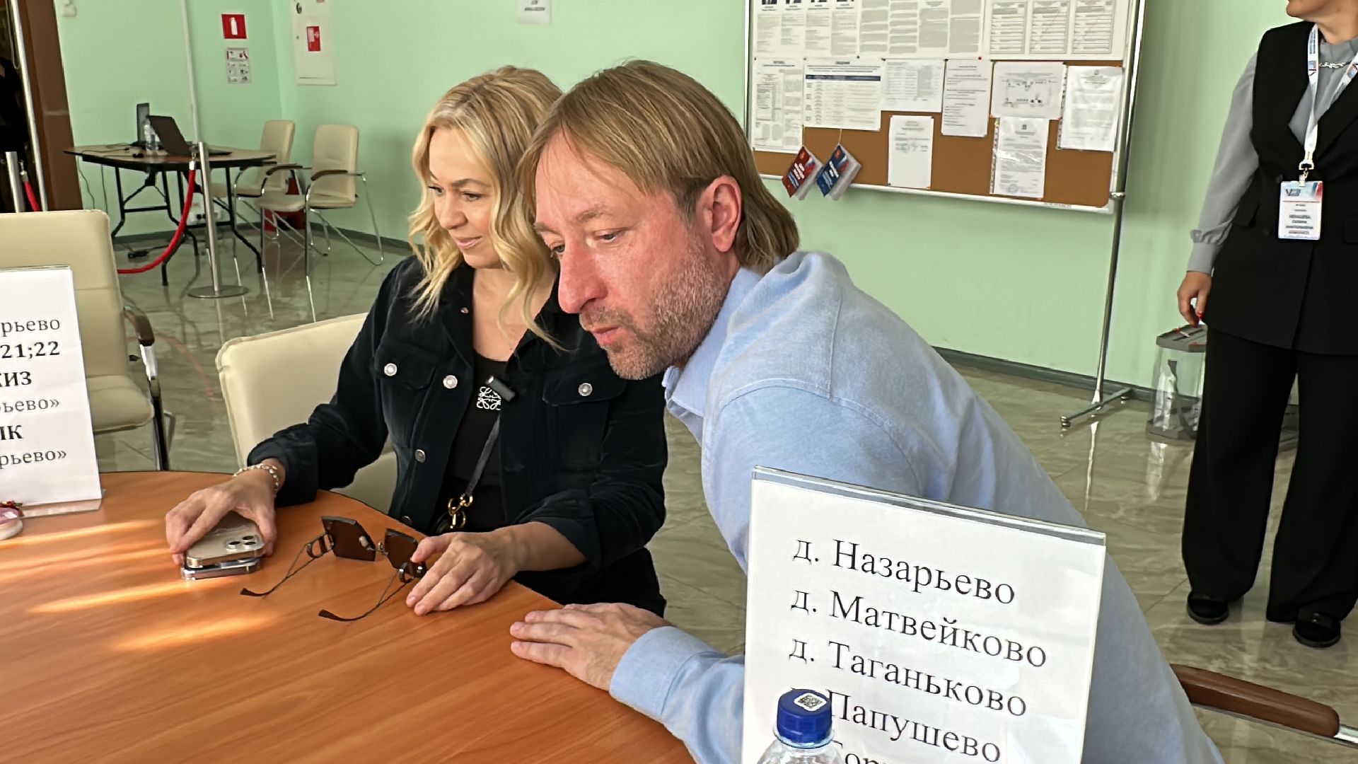 Одинцово, Рудковская выбирает, Плющенко голосует, выборы губернатора московской области,