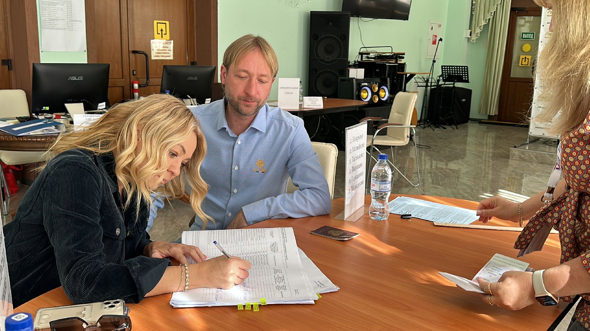 Одинцово, Рудковская выбирает, Плющенко голосует, выборы губернатора московской области,