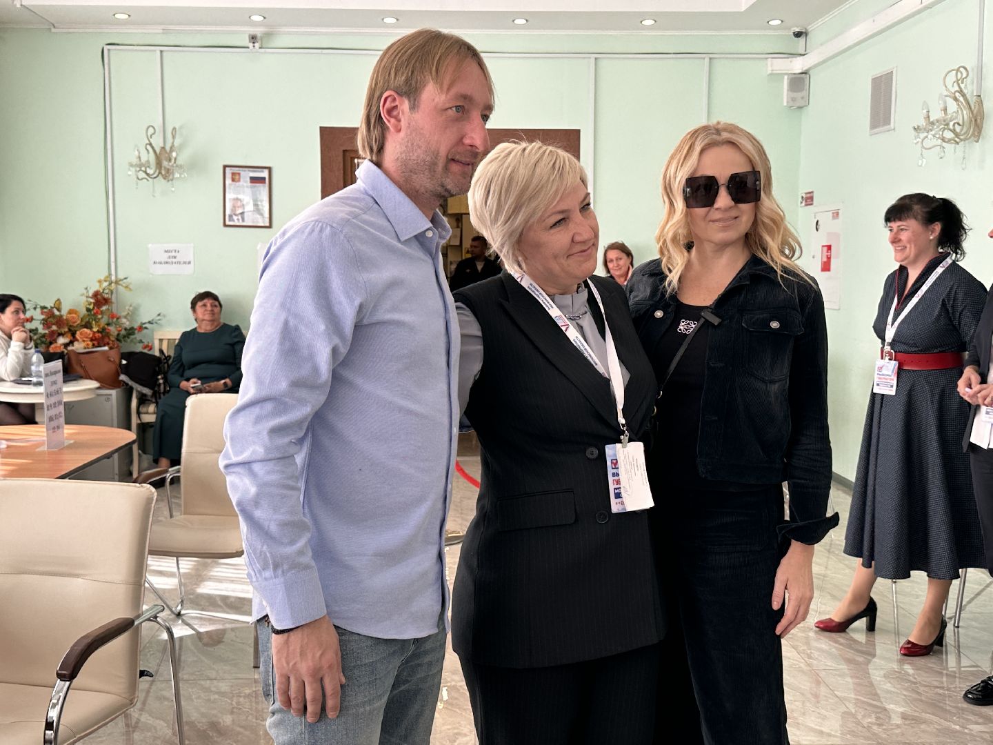 Одинцово, Рудковская выбирает, Плющенко голосует, выборы губернатора московской области,