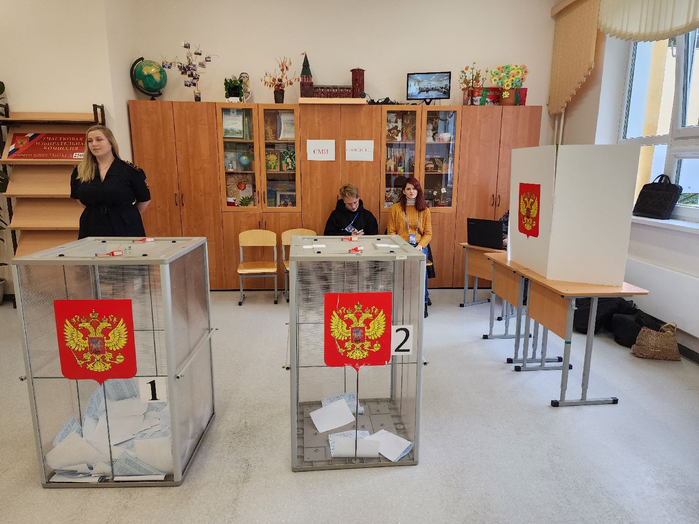 Раменское, выборы, впервые голосующая на избирательном участке