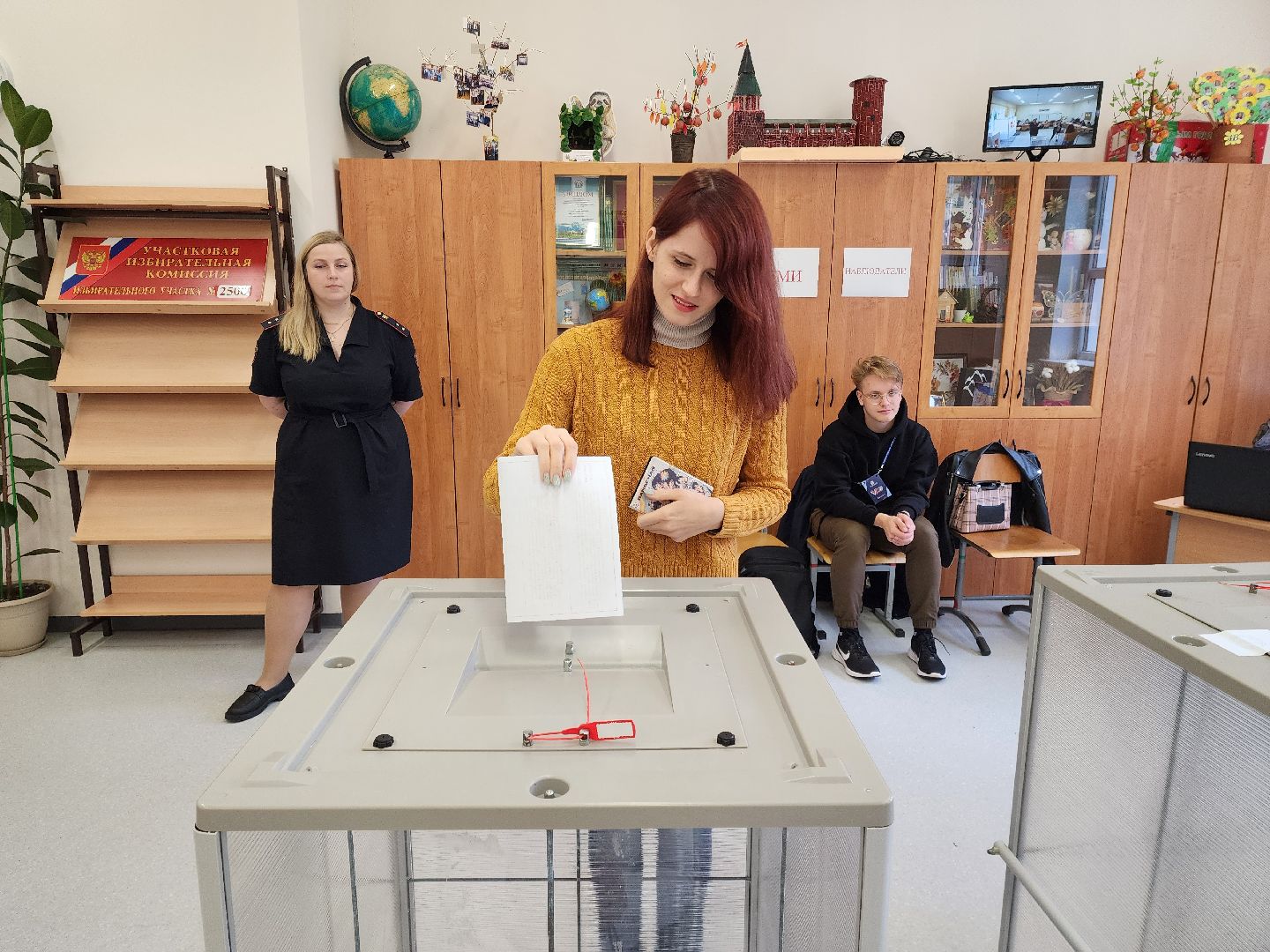 Раменское, выборы, впервые голосующая на избирательном участке