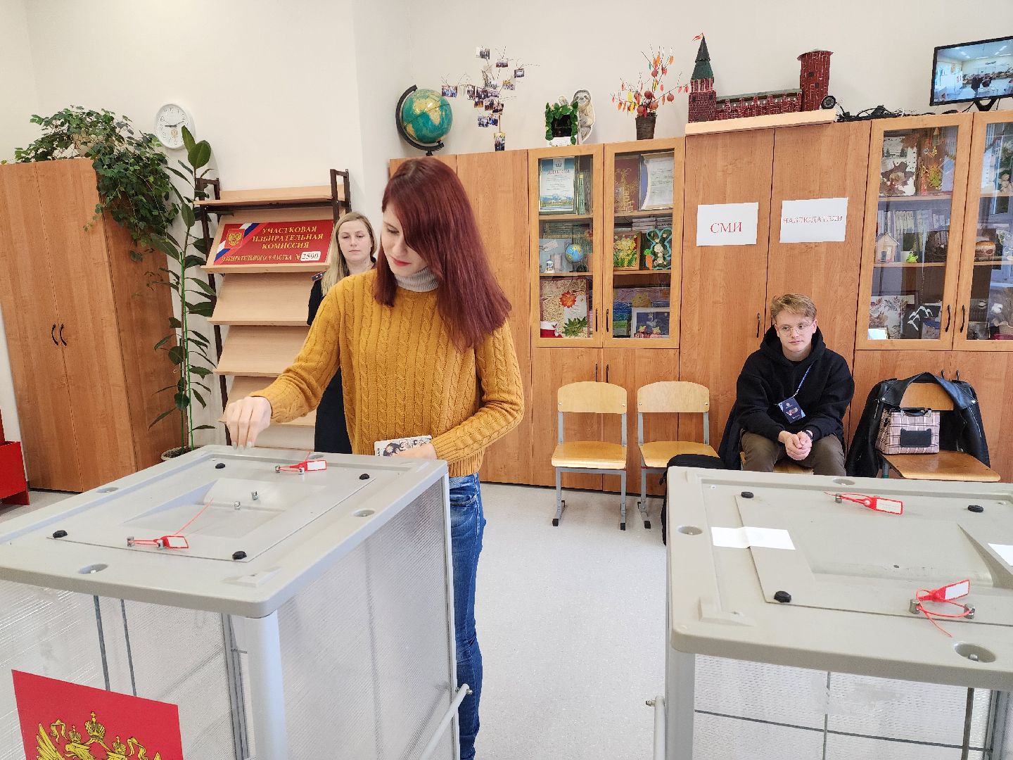 Раменское, выборы, впервые голосующая на избирательном участке