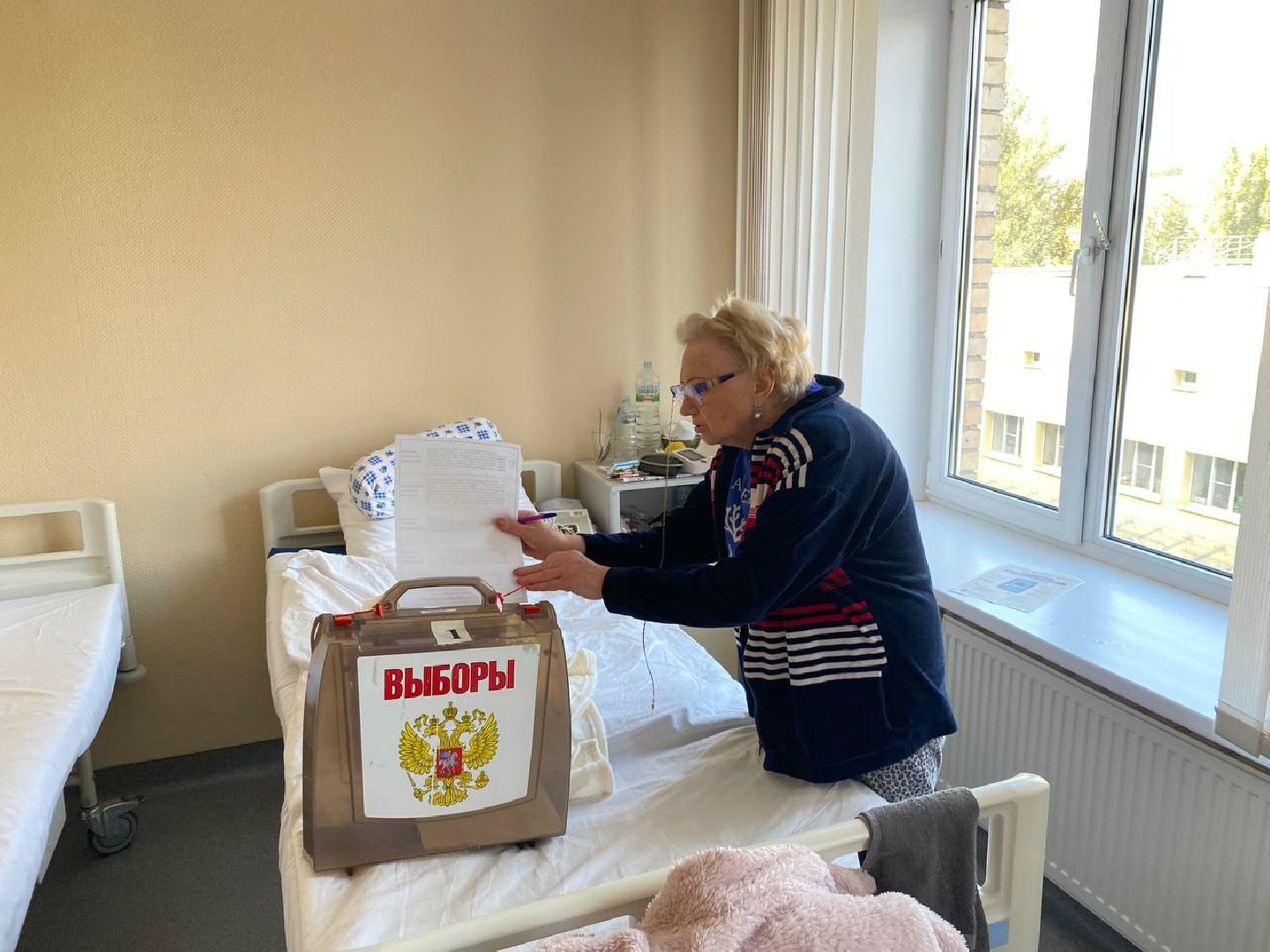 выборы 2023, выборы губернатора московской области, больница, голосование,