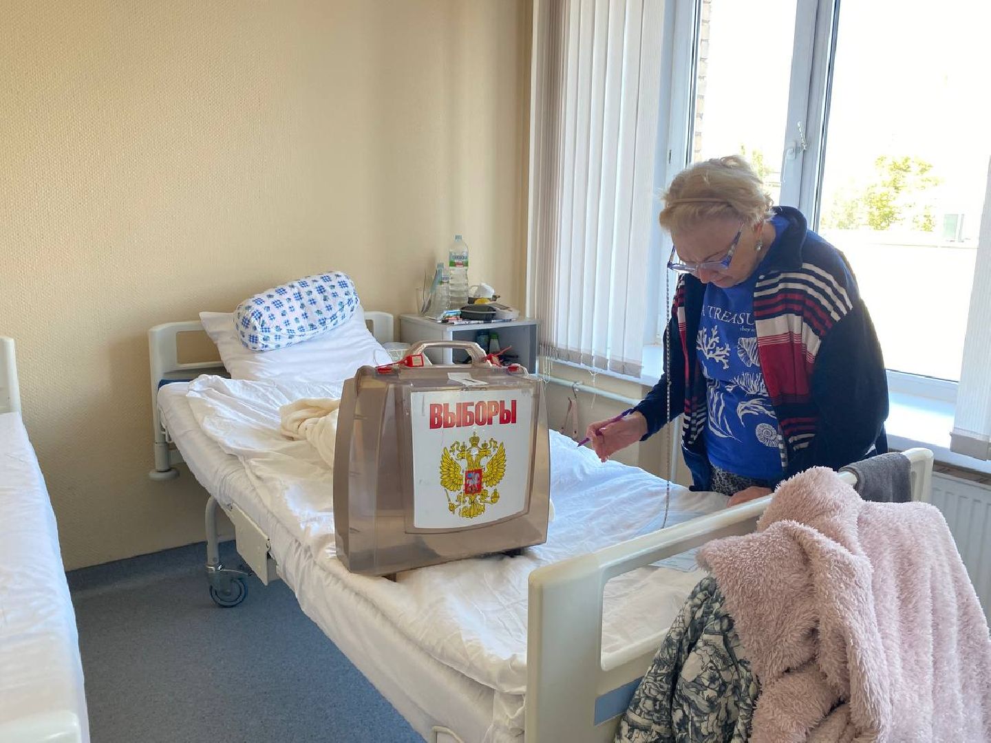 выборы 2023, выборы губернатора московской области, больница, голосование,