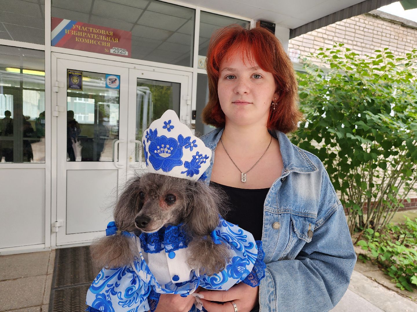 выборы, выборы губернатора московской области, собака, матрешка, подмосковье - этом мы, гимназия №1, серпухов, едг 2023, подмосковье выбирает 2023,