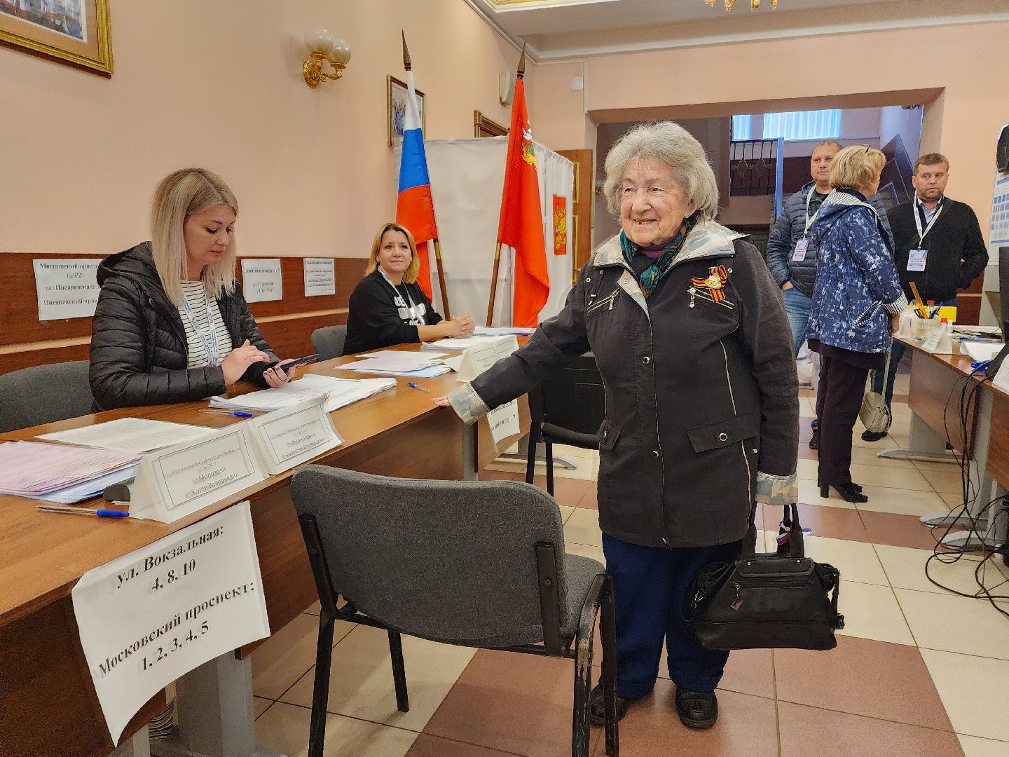 пушкино, выборы, голосование, ветеран,