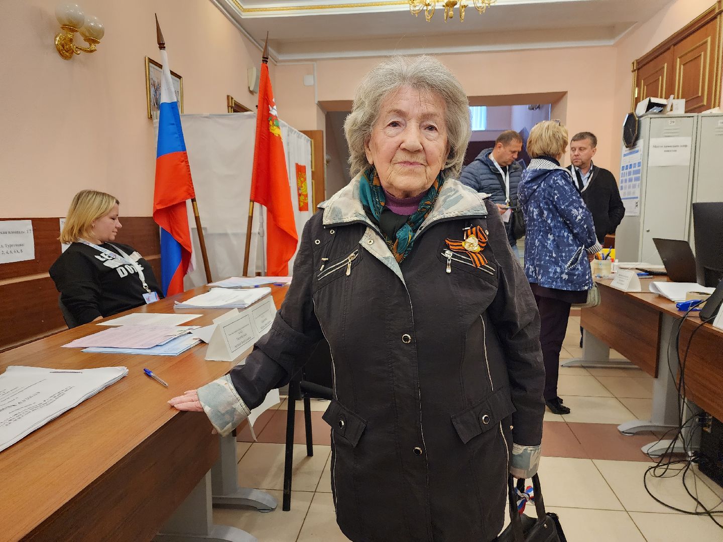 пушкино, выборы, голосование, ветеран,