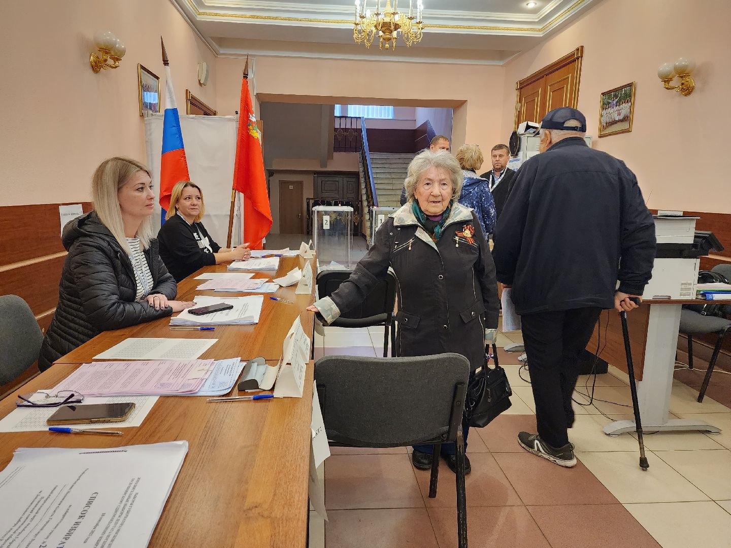 пушкино, выборы, голосование, ветеран,