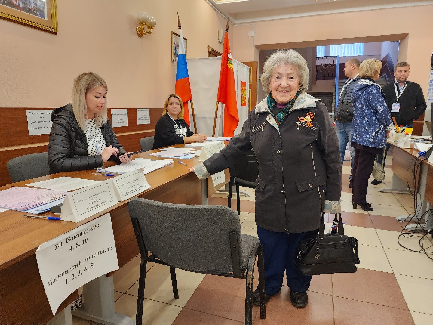 пушкино, выборы, голосование, ветеран,