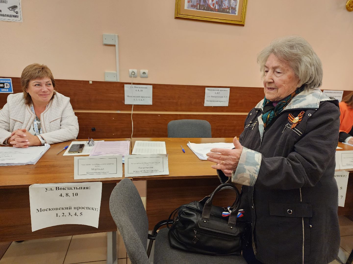 пушкино, выборы, голосование, ветеран,