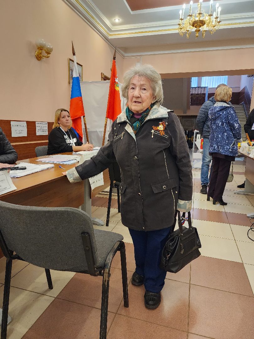 пушкино, выборы, голосование, ветеран,