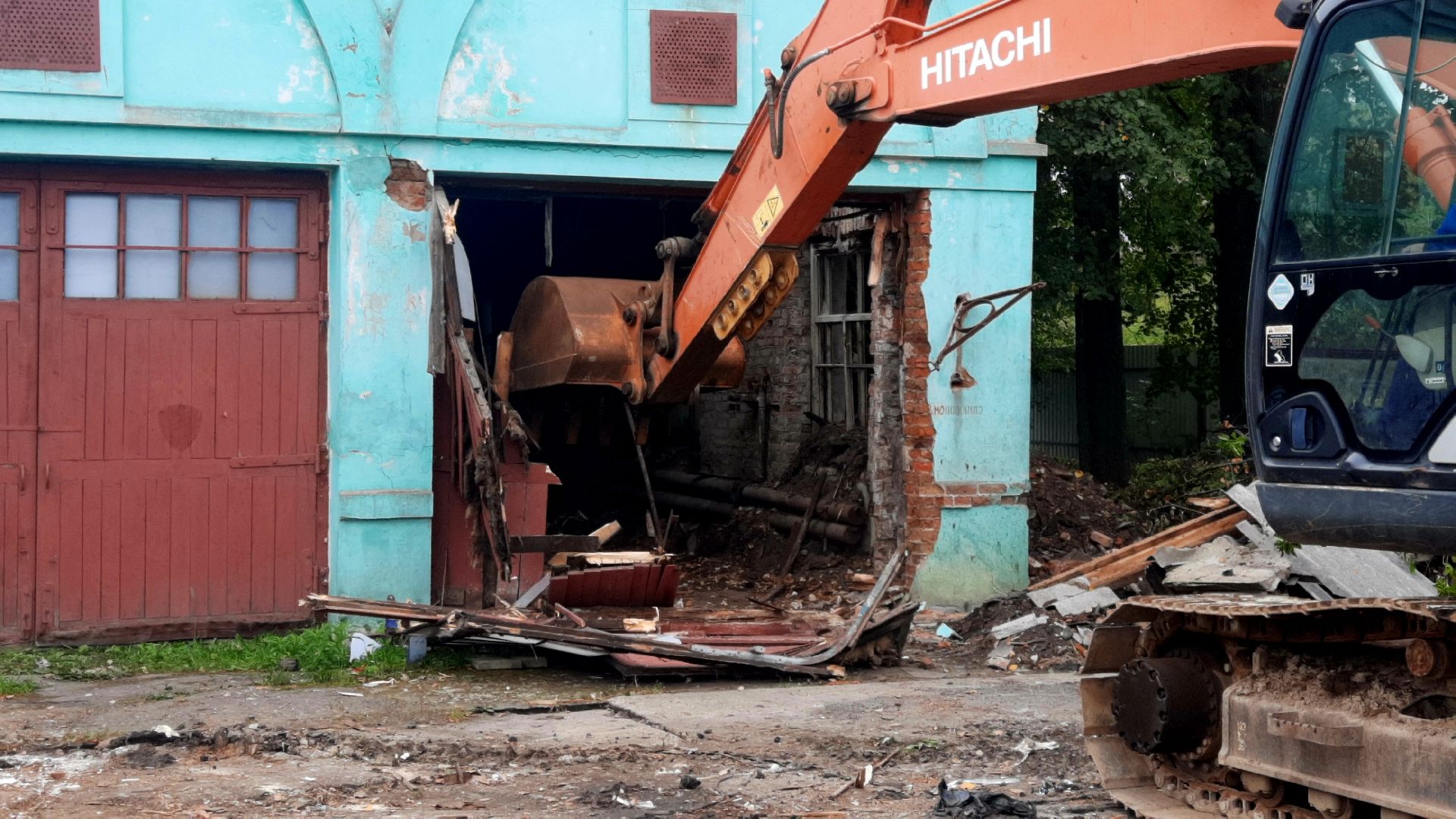 #шатура, #керва, #снос_здания, #пожарная_часть, #ремонт, #строительство