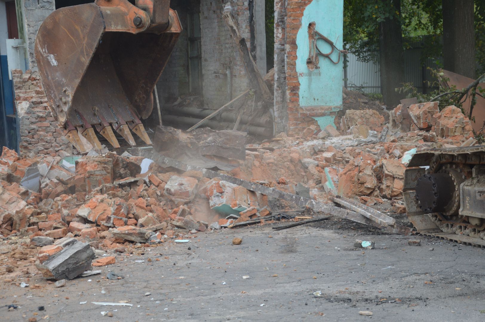 #шатура, #керва, #снос_здания, #пожарная_часть, #ремонт, #строительство