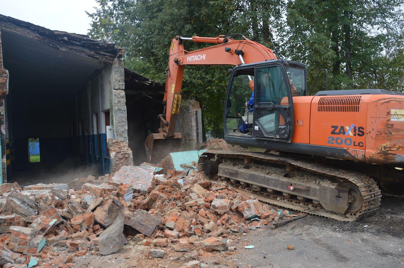 #шатура, #керва, #снос_здания, #пожарная_часть, #ремонт, #строительство